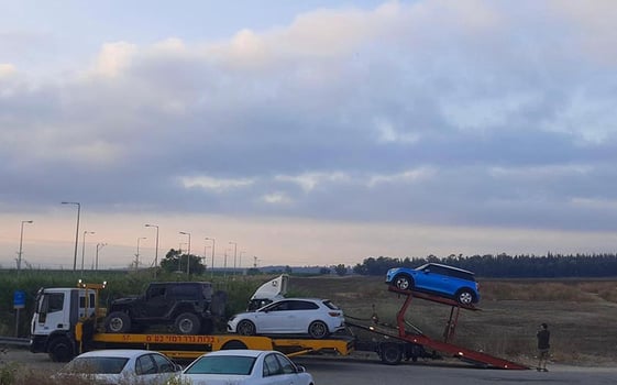 רכבים שעוקלו, קרדיט: רשות המסים בישראל